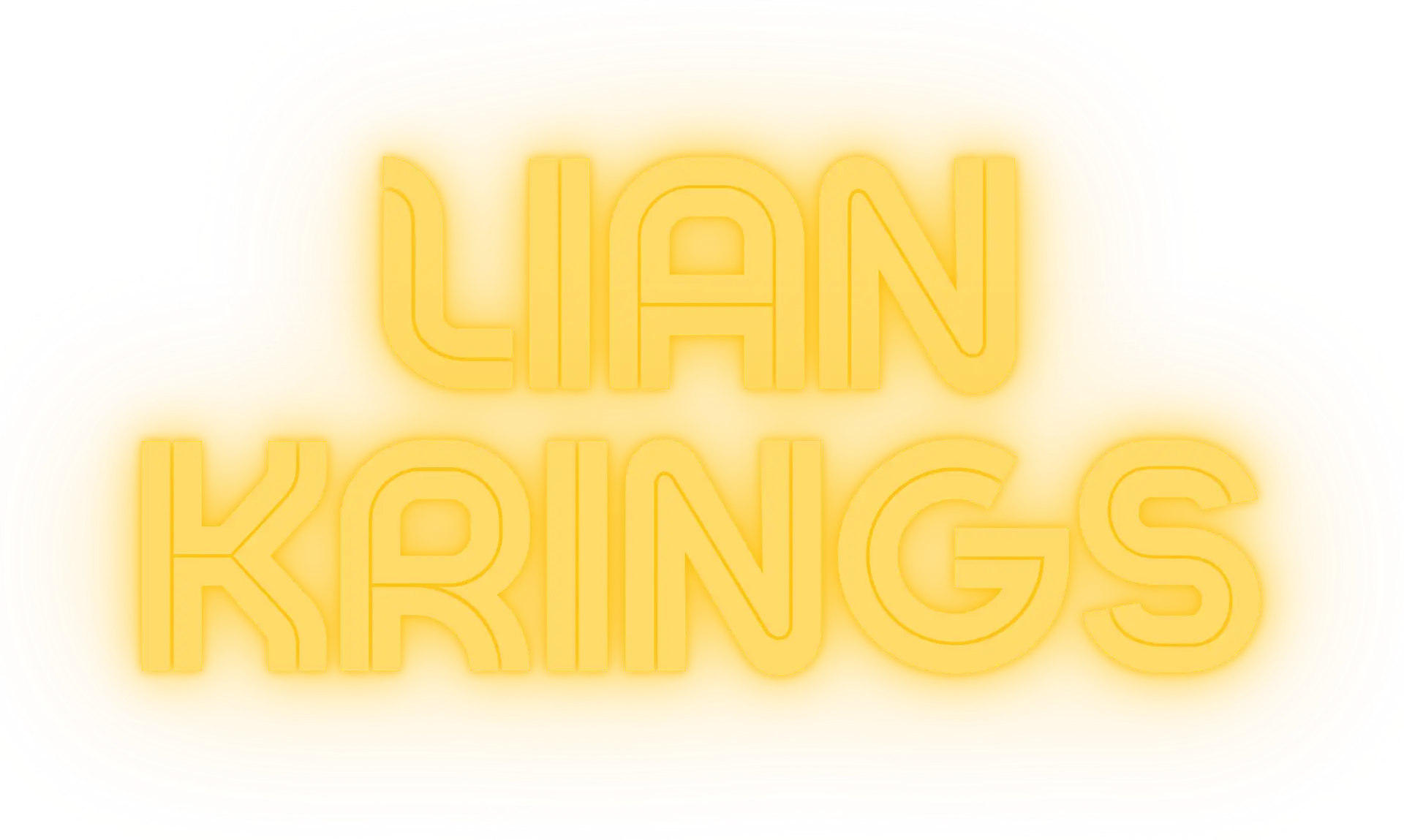 liankrings. Wortbild - yellowneon
